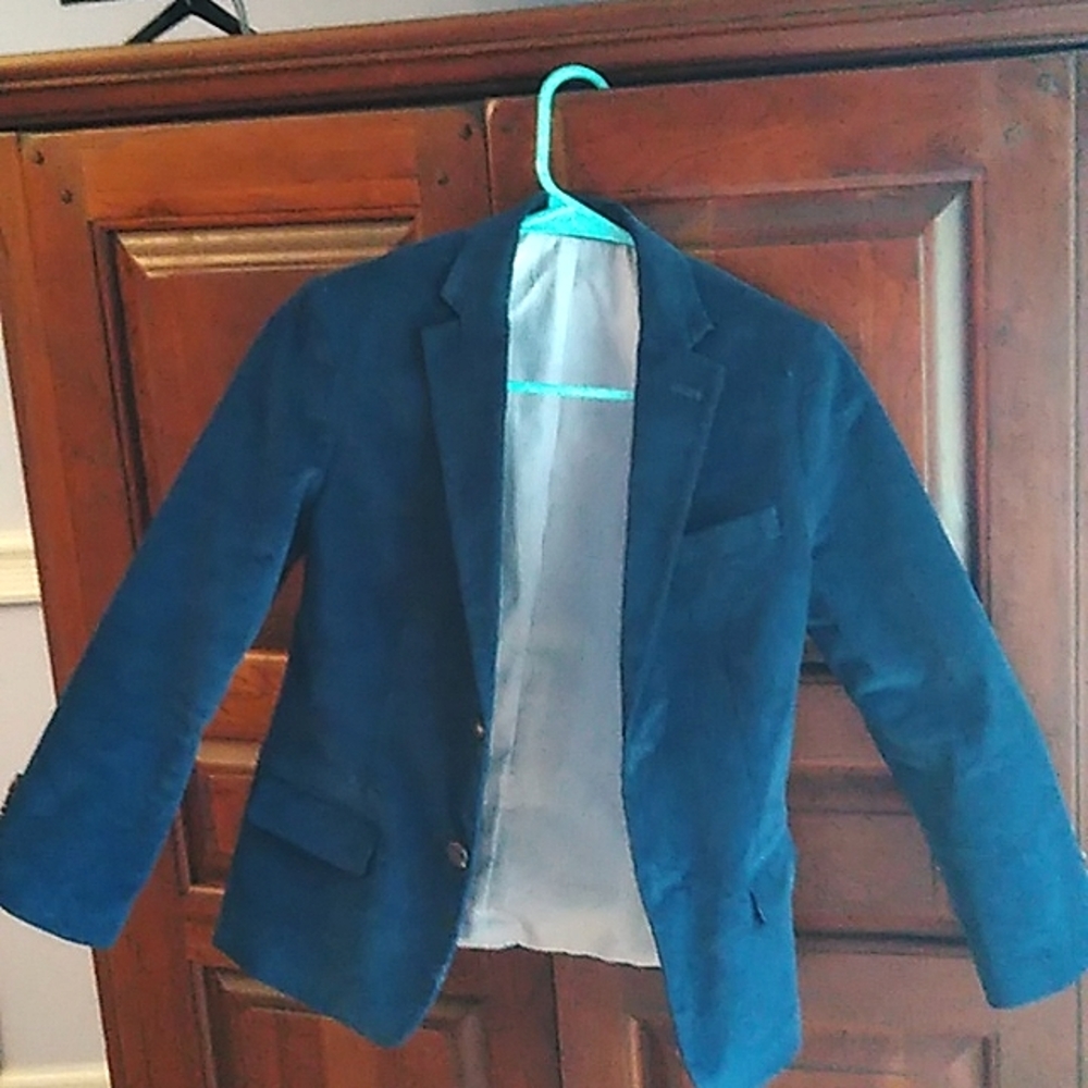 Boys blue corduroy Izod blazer Last Call